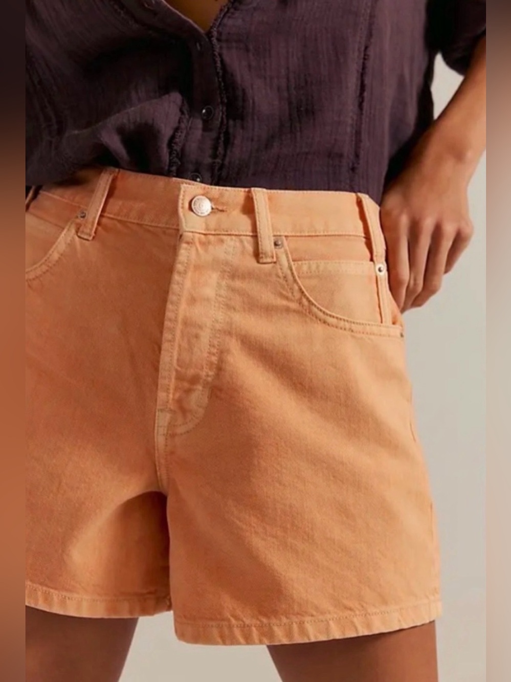 We The Free Tippi Denim Button-Fly Shorts
